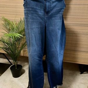 Torrid embellished and distressed jeans